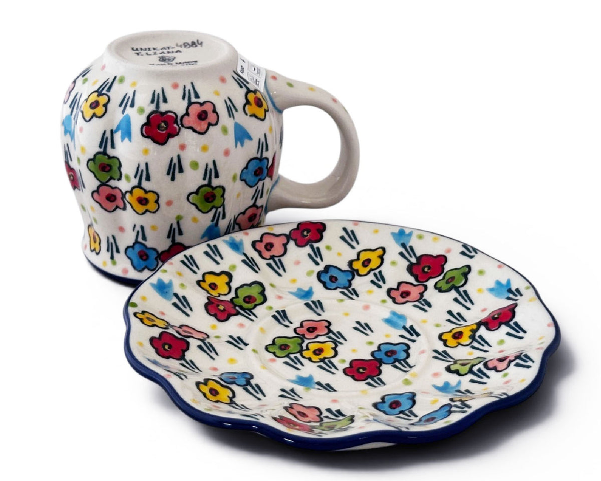 Unikat Pumpkin Mug & Saucer