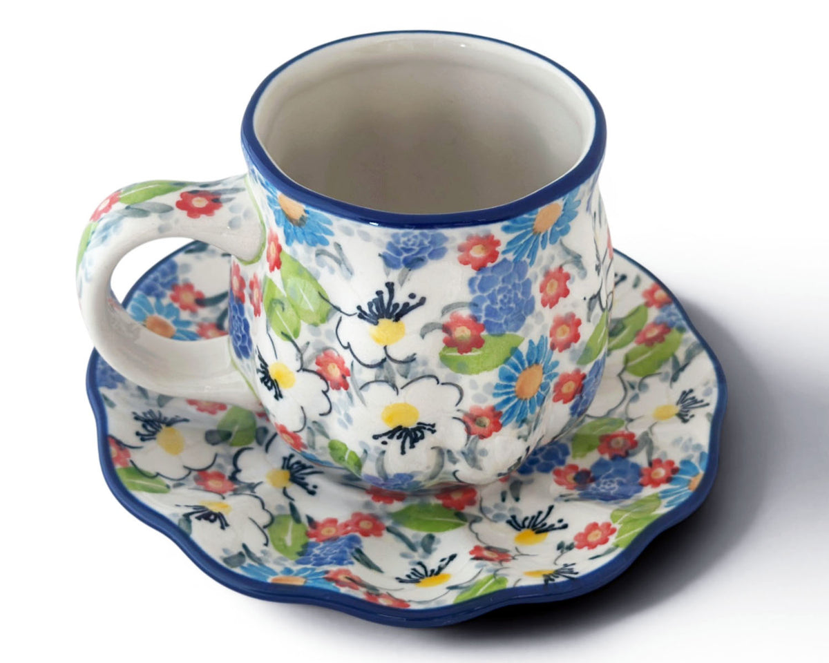 Unikat Pumpkin Mug & Saucer
