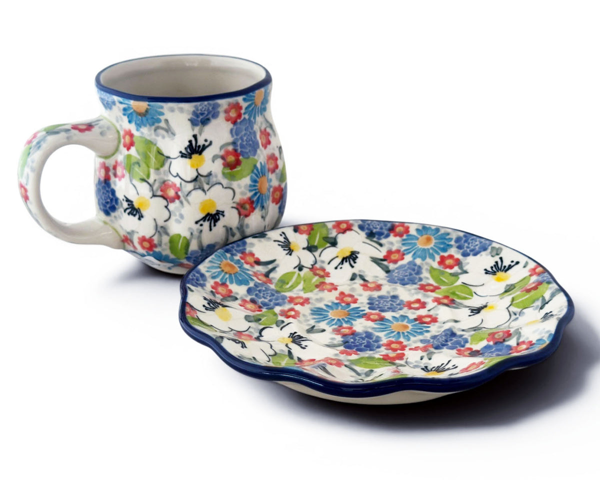 Unikat Pumpkin Mug & Saucer