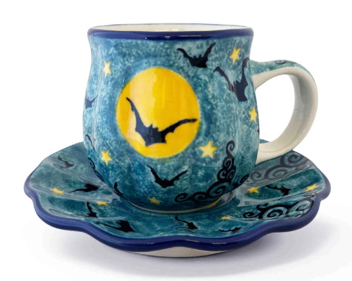 PRE-ORDER Unikat Pumpkin Mug & Saucer (DEPOSIT ONLY)