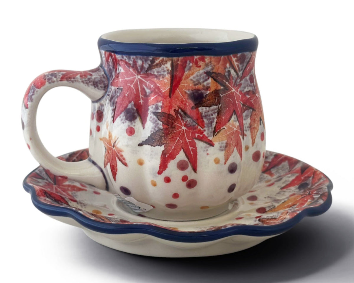 Unikat Pumpkin Mug & Saucer