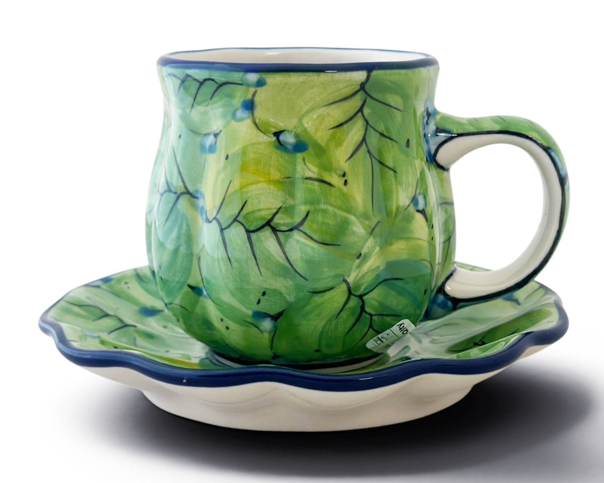 Unikat Pumpkin Mug & Saucer