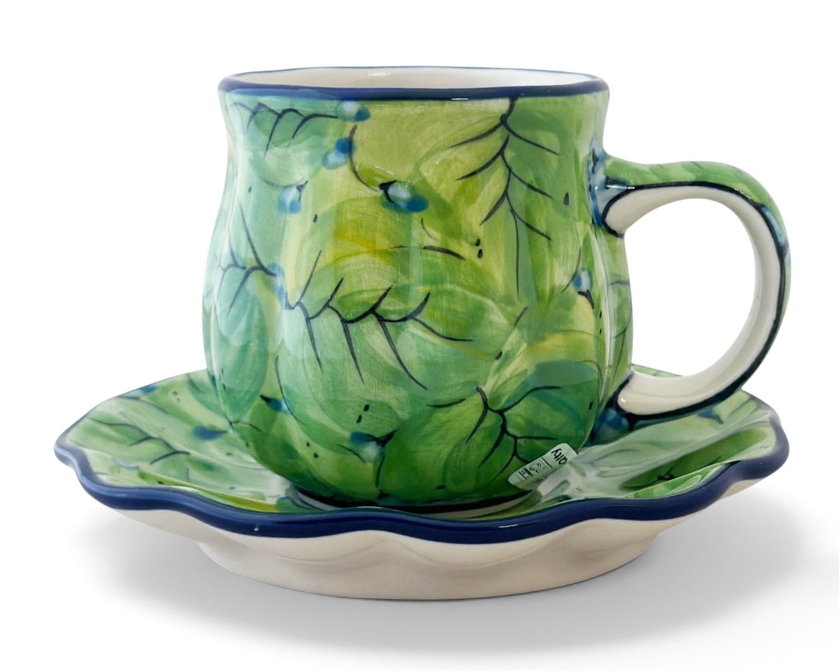 Unikat Pumpkin Mug & Saucer