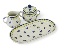 Cream and Sugar with Tray Set