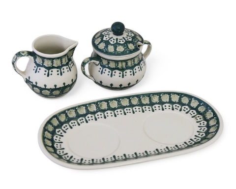 Cream and Sugar with Tray Set