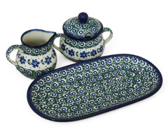 Unikat Cream and Sugar with Tray Set