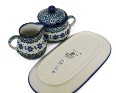 Unikat Cream and Sugar with Tray Set