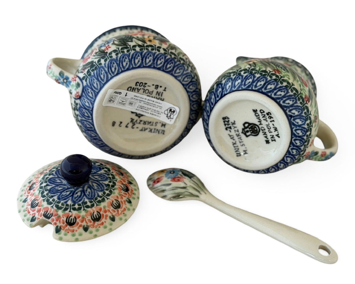 Unikat Cream, Sugar & Spoon Set (Discontinued)