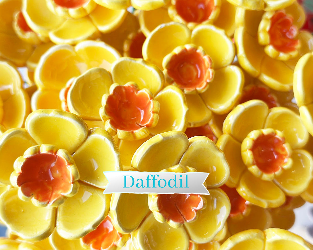 Daffodil Ceramic Flower