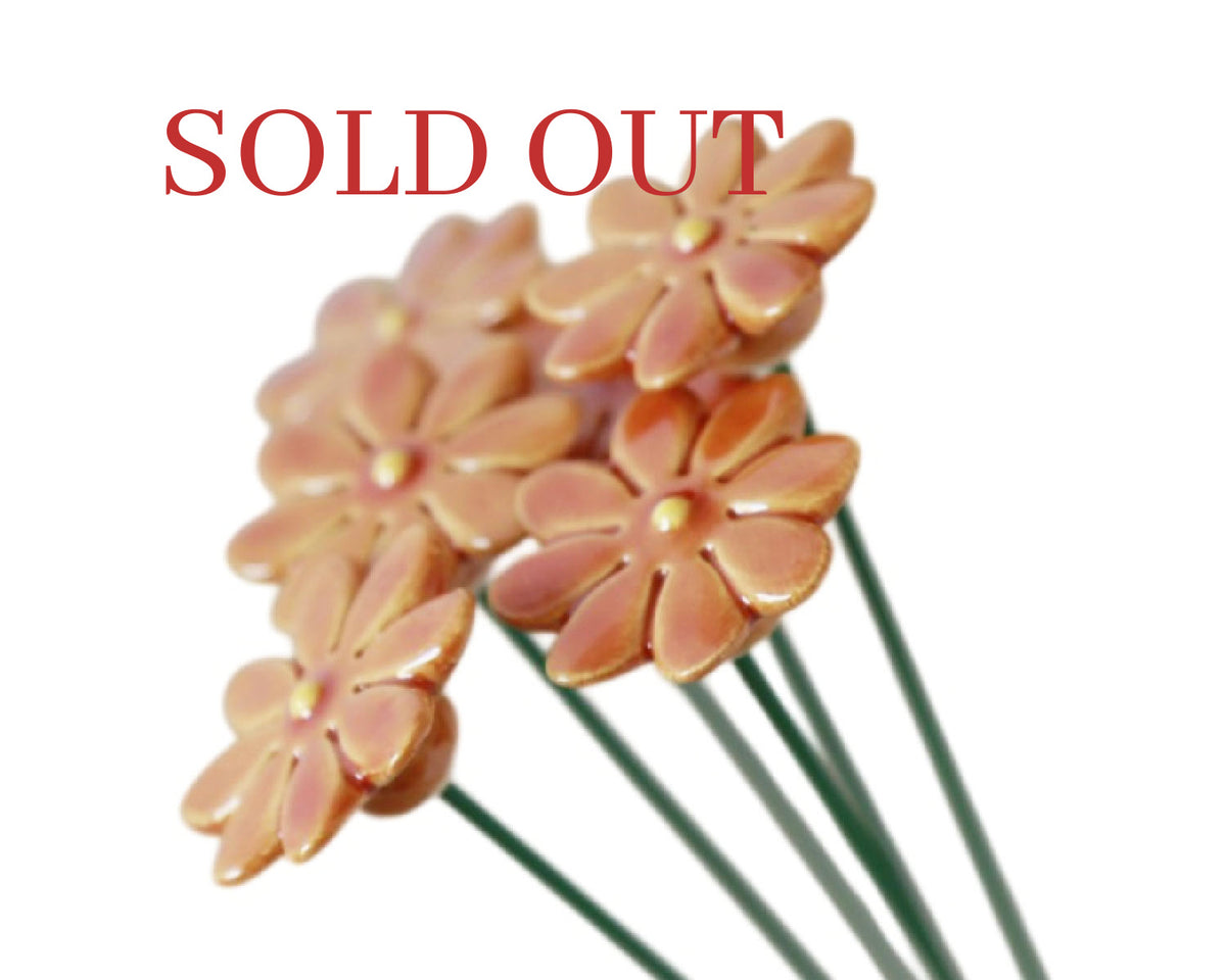 Small "Anna" Ceramic Flower