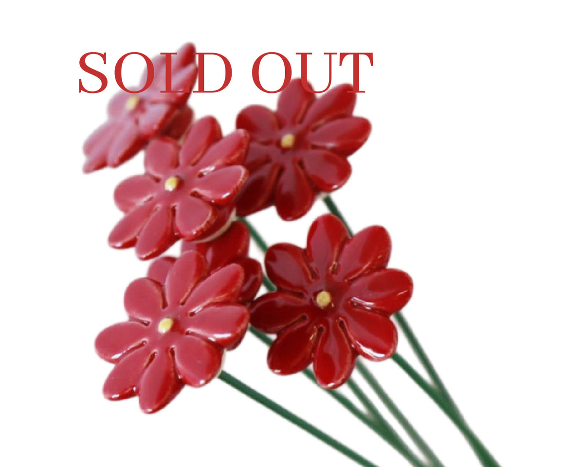 Small "Anna" Ceramic Flower