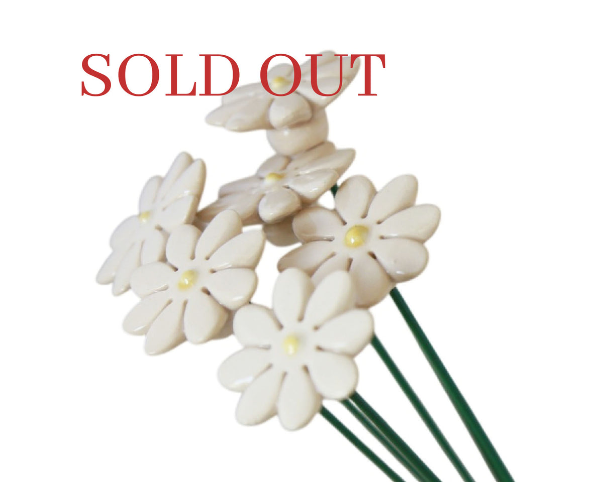 Small "Anna" Ceramic Flower