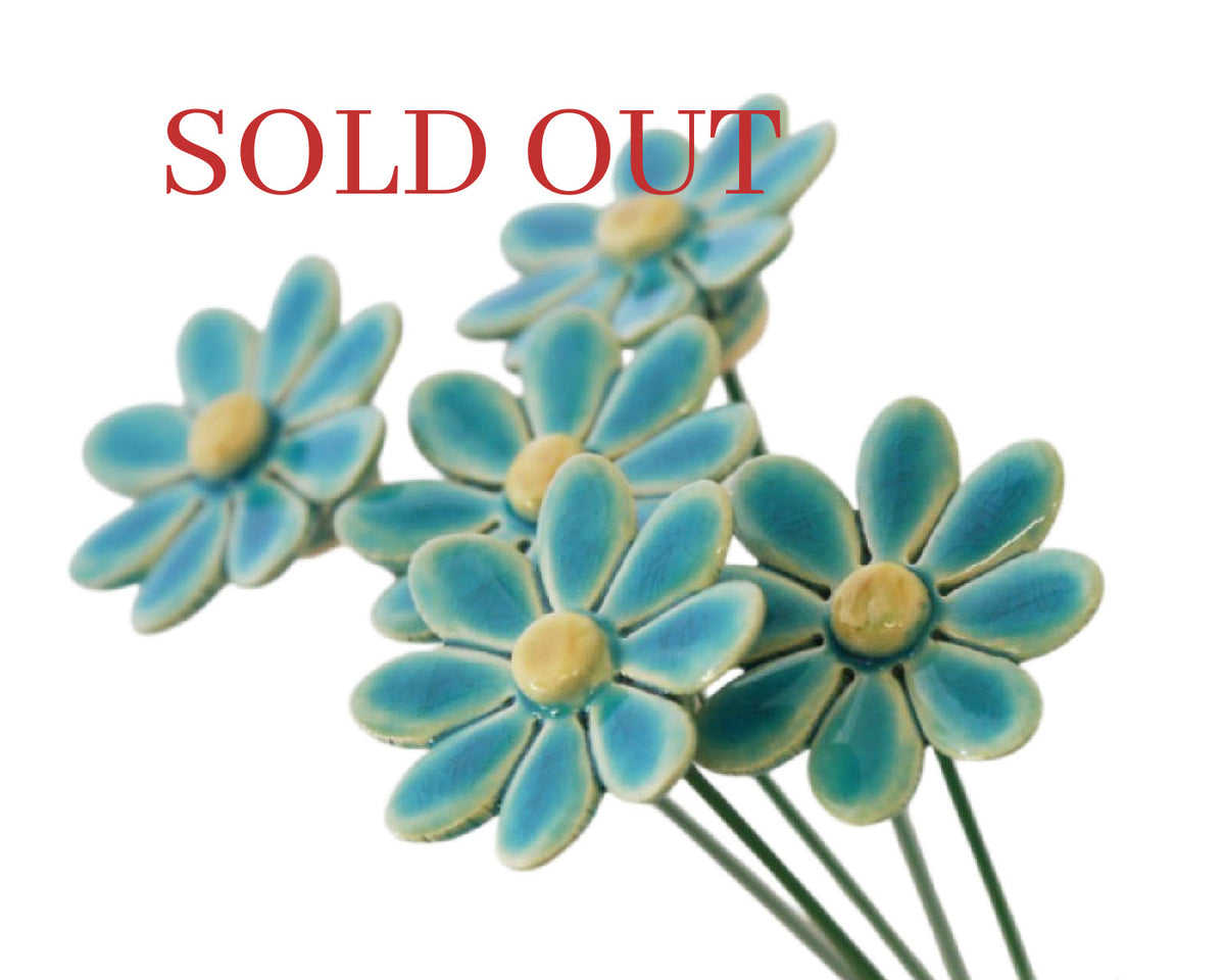 Medium "Clara" Ceramic Flower