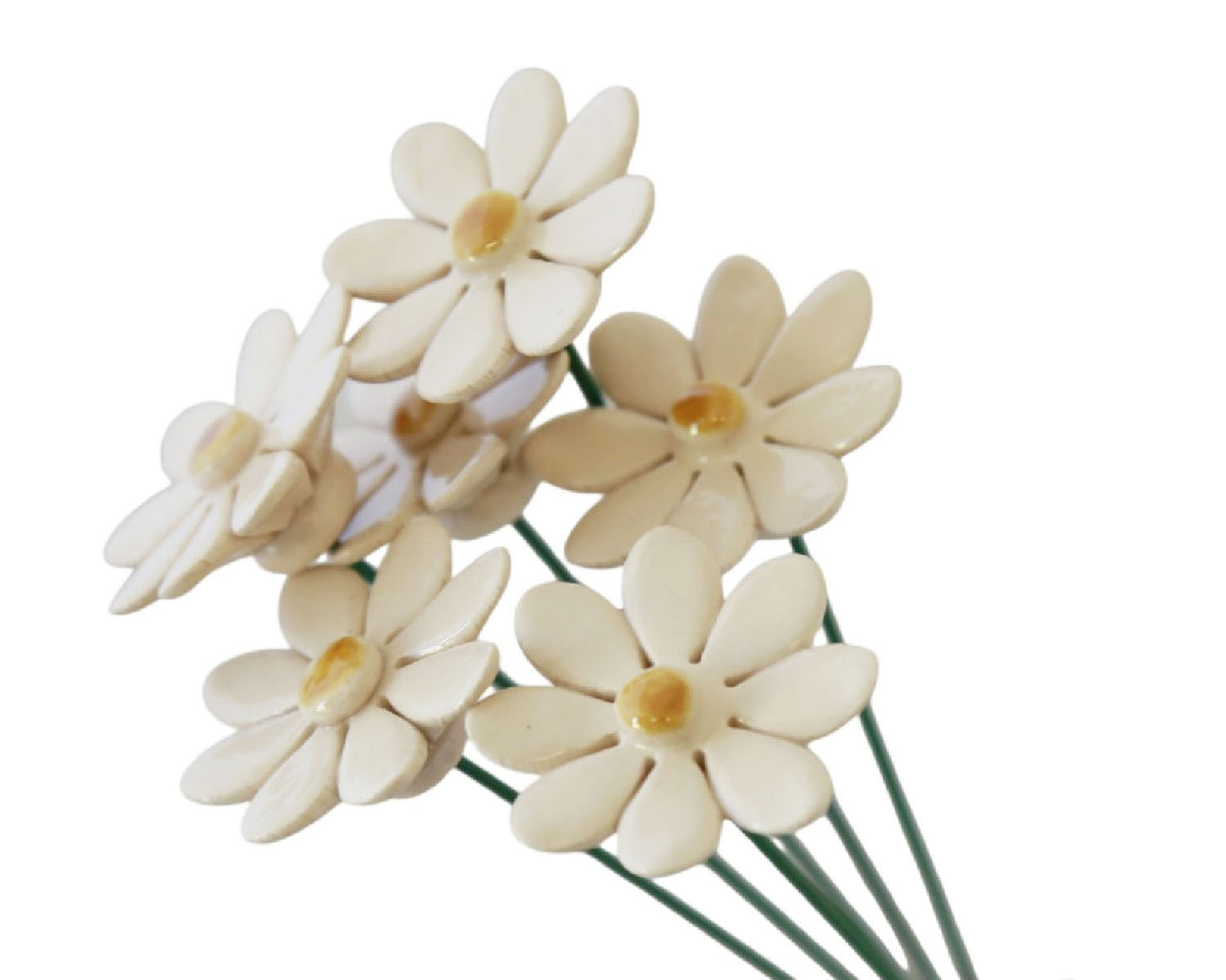 Medium "Clara" Ceramic Flower