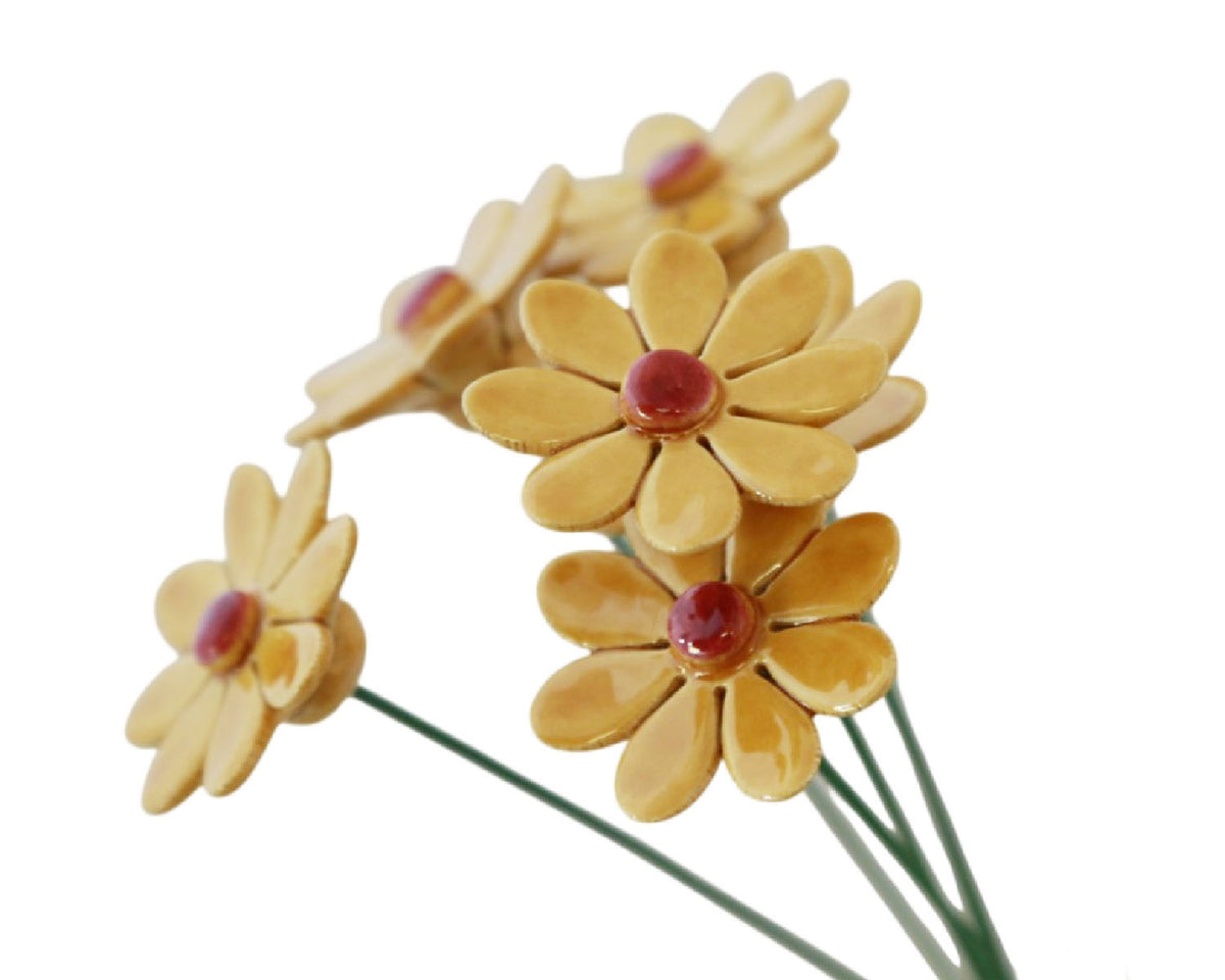 Medium "Clara" Ceramic Flower