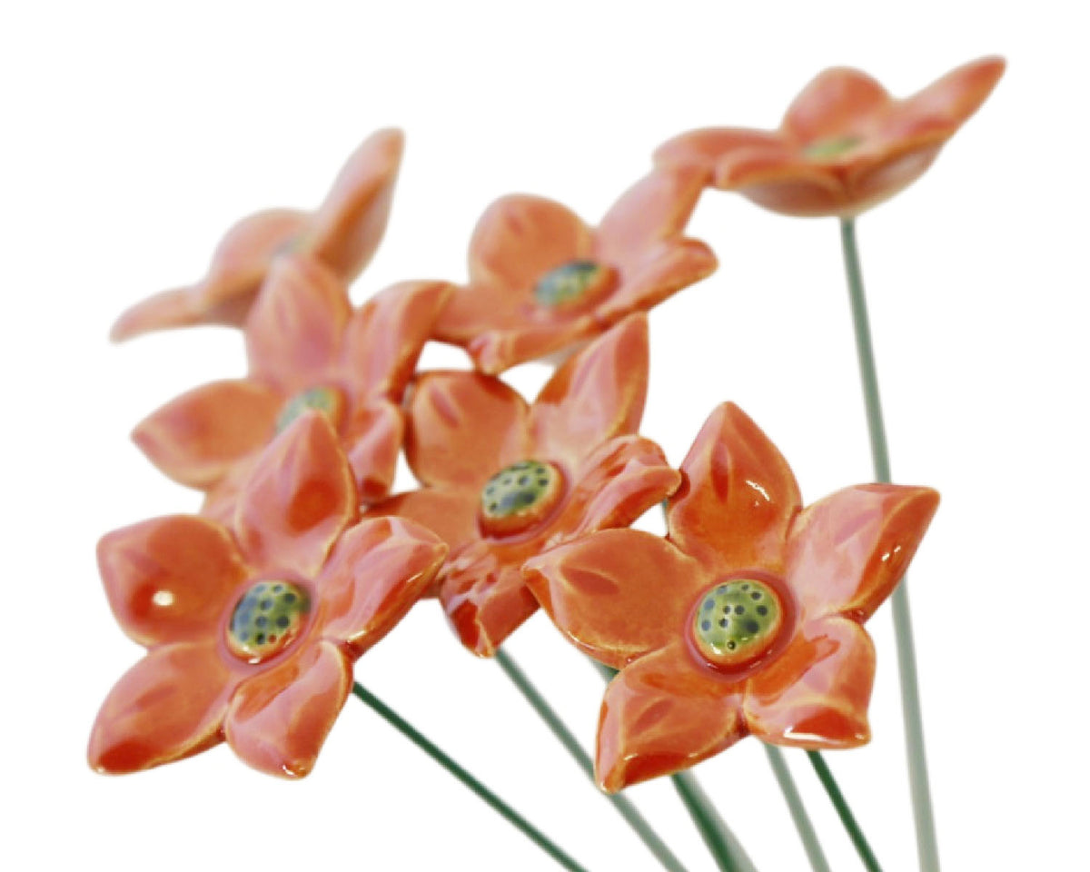 Medium "Elise" Ceramic Flower