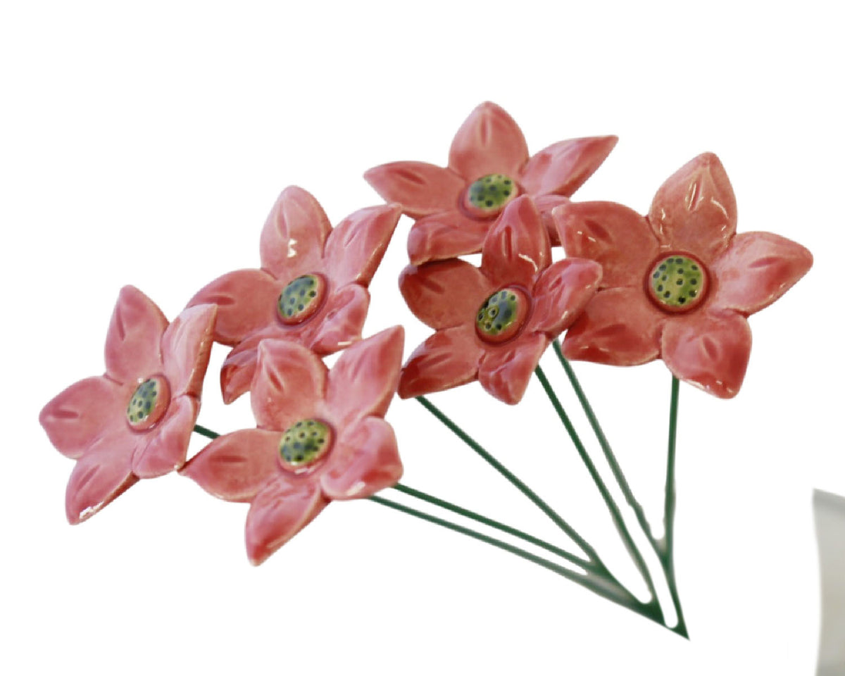 Medium "Elise" Ceramic Flower