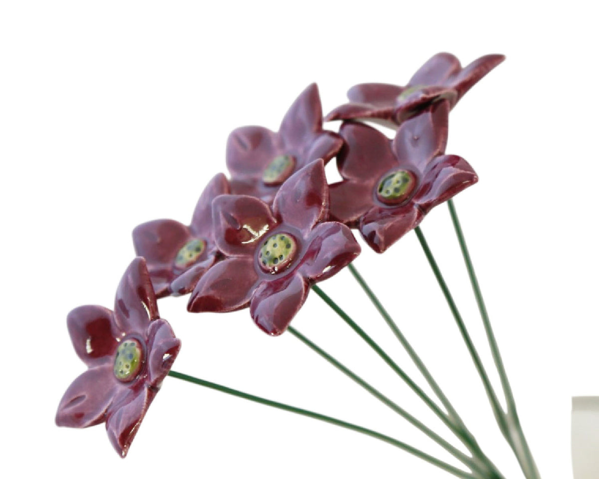 Medium "Elise" Ceramic Flower