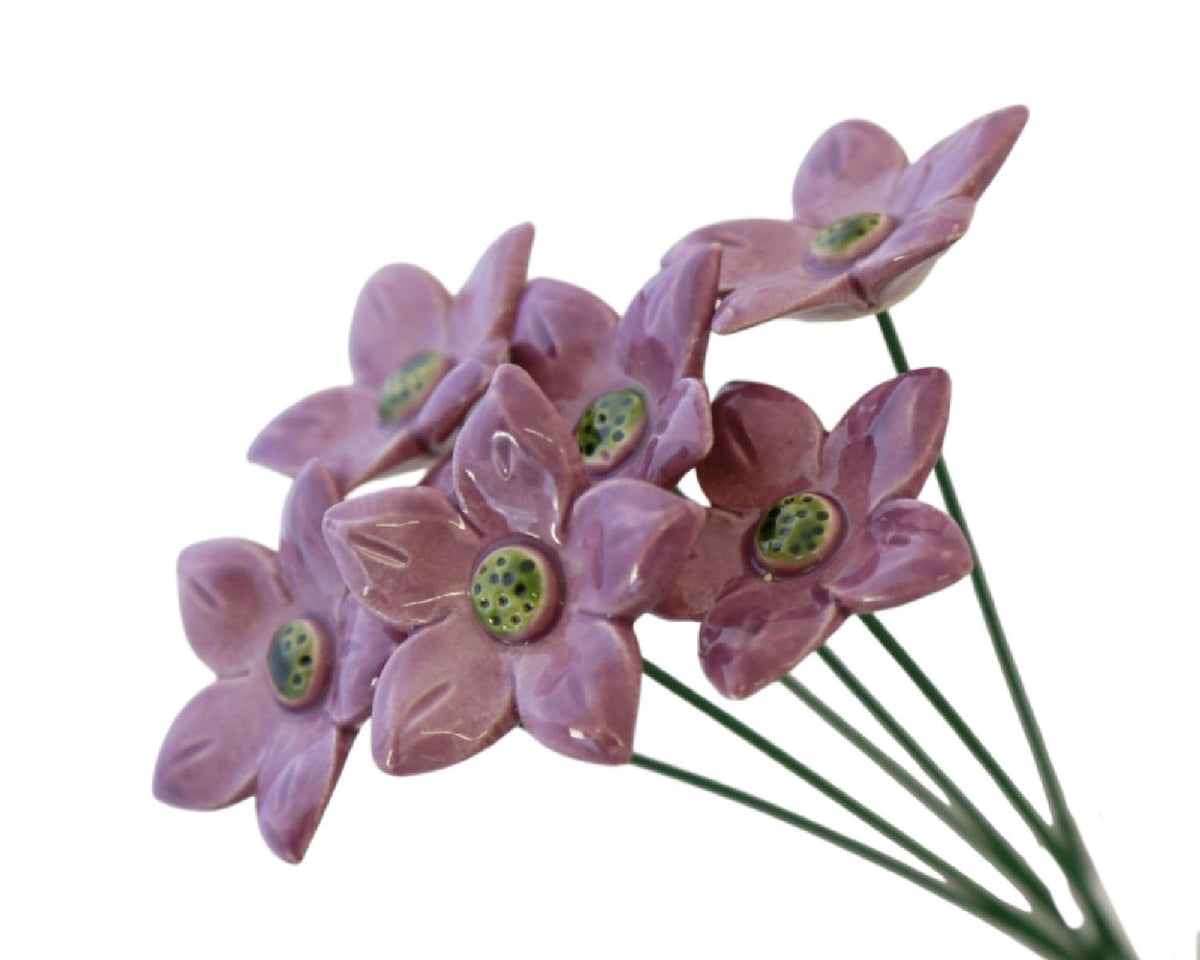 Medium "Elise" Ceramic Flower