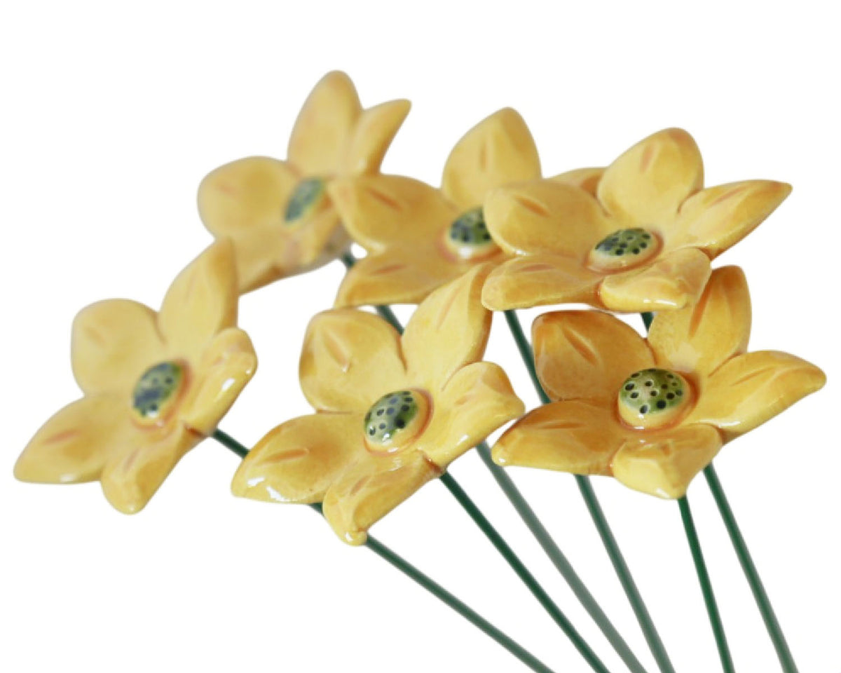 Medium "Elise" Ceramic Flower
