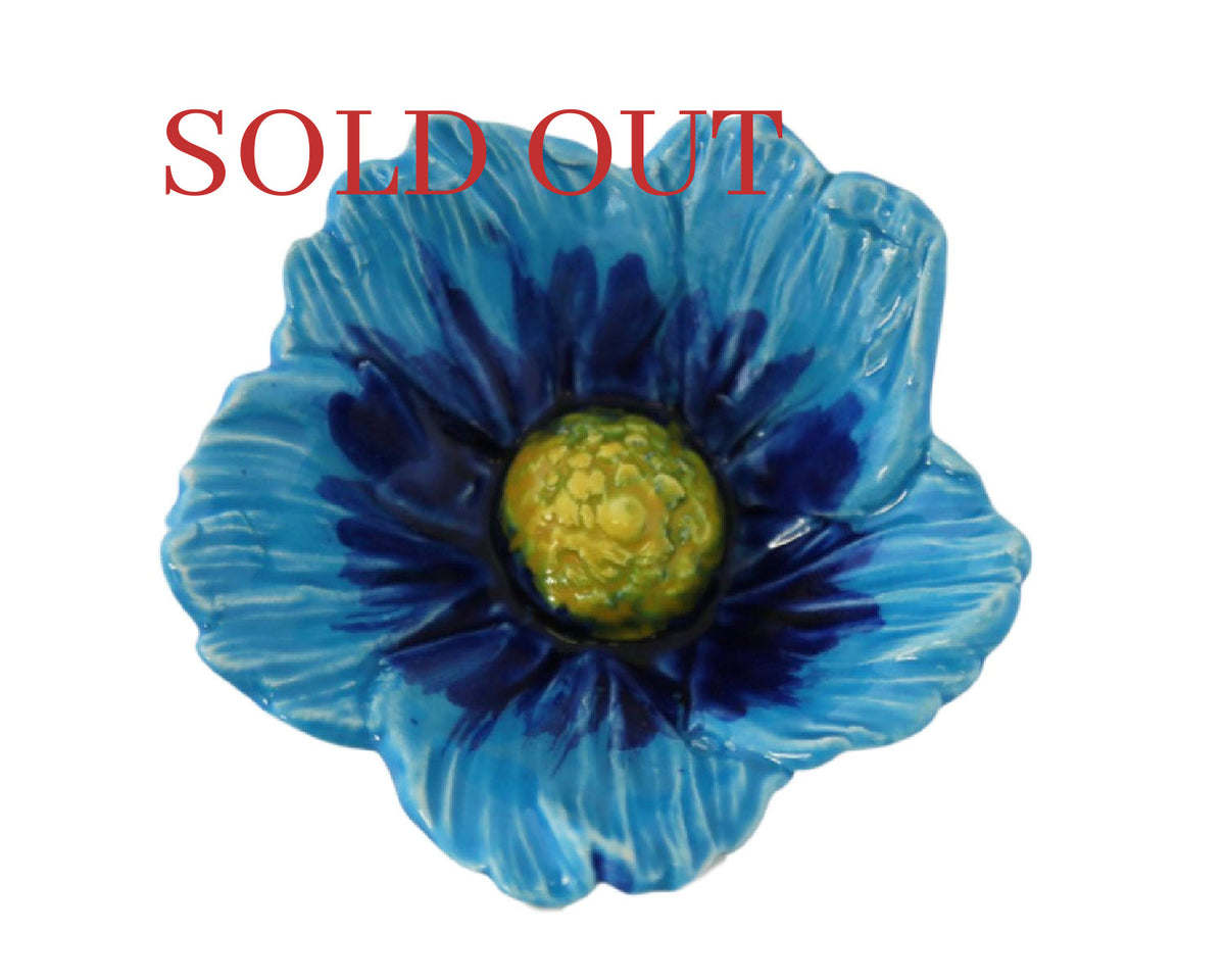 Large Hibiscus Ceramic Flower