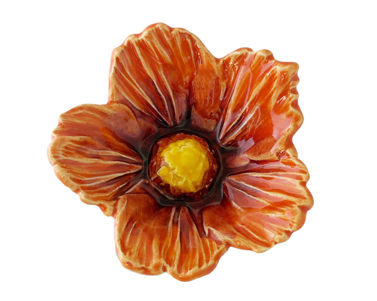 Large Hibiscus Ceramic Flower