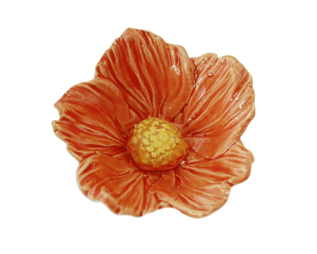 Large Hibiscus Ceramic Flower