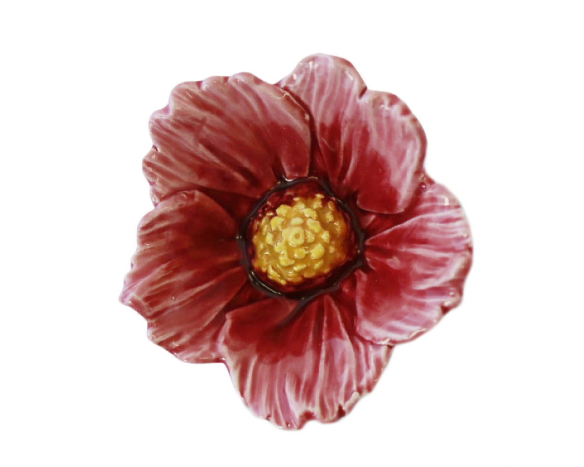 Large Hibiscus Ceramic Flower