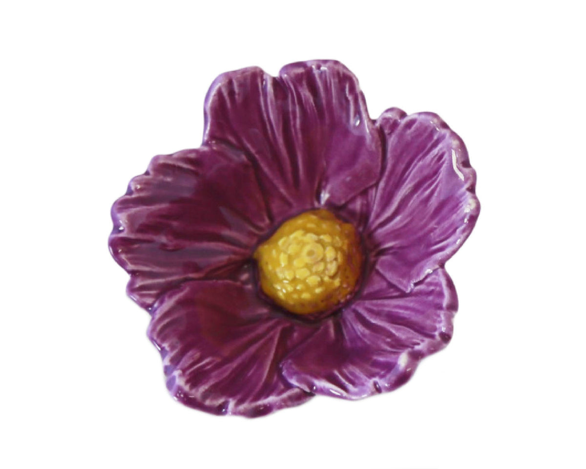 Large Hibiscus Ceramic Flower