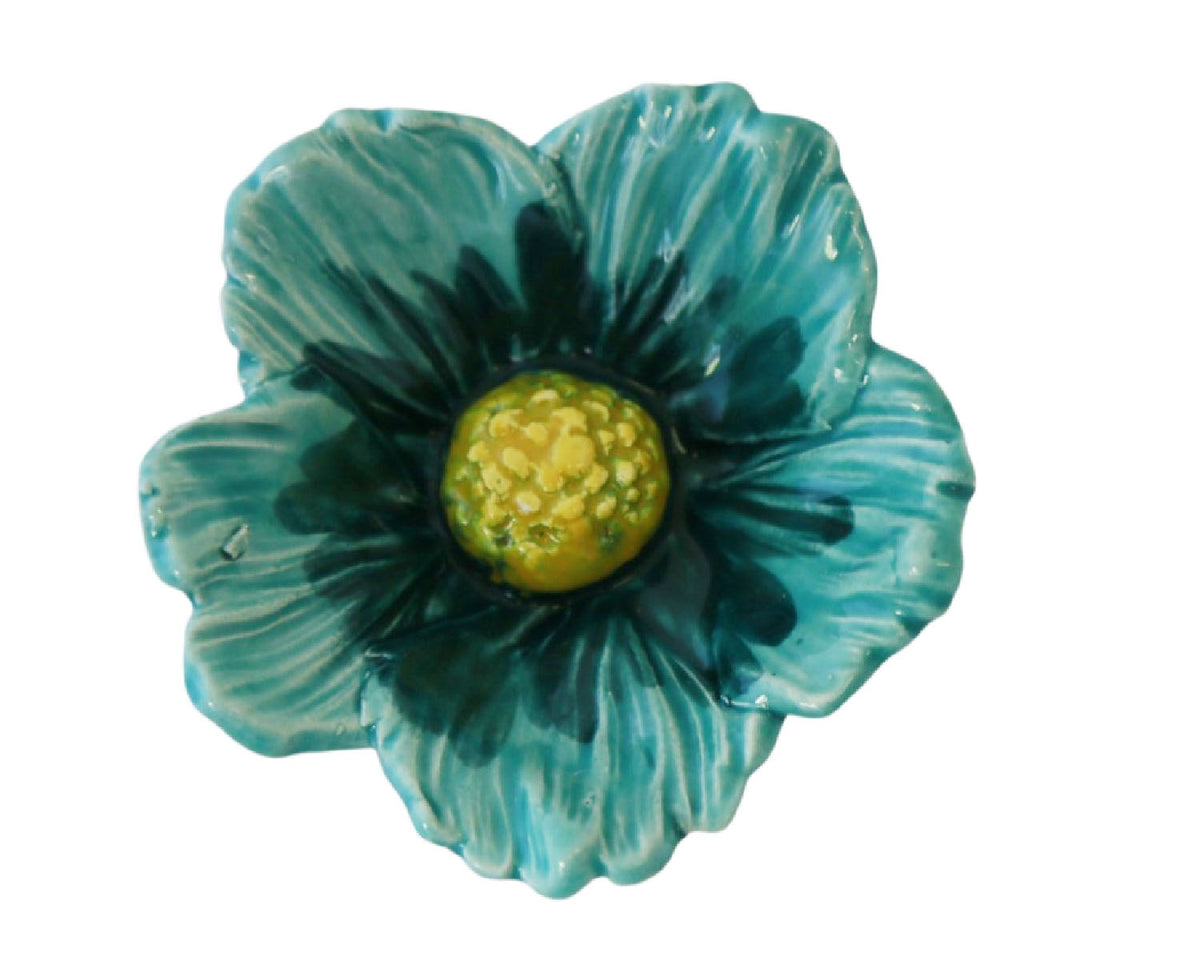 Large Hibiscus Ceramic Flower