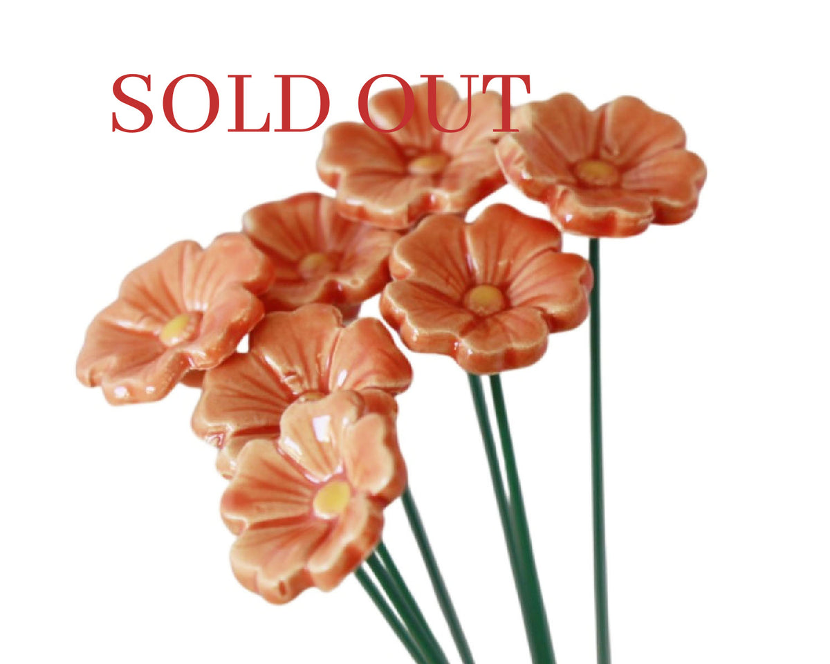 Small "Kate" Ceramic Flower