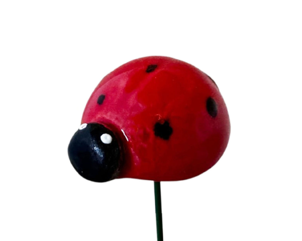Ceramic Mushrooms, Ladybug, Bumblebee