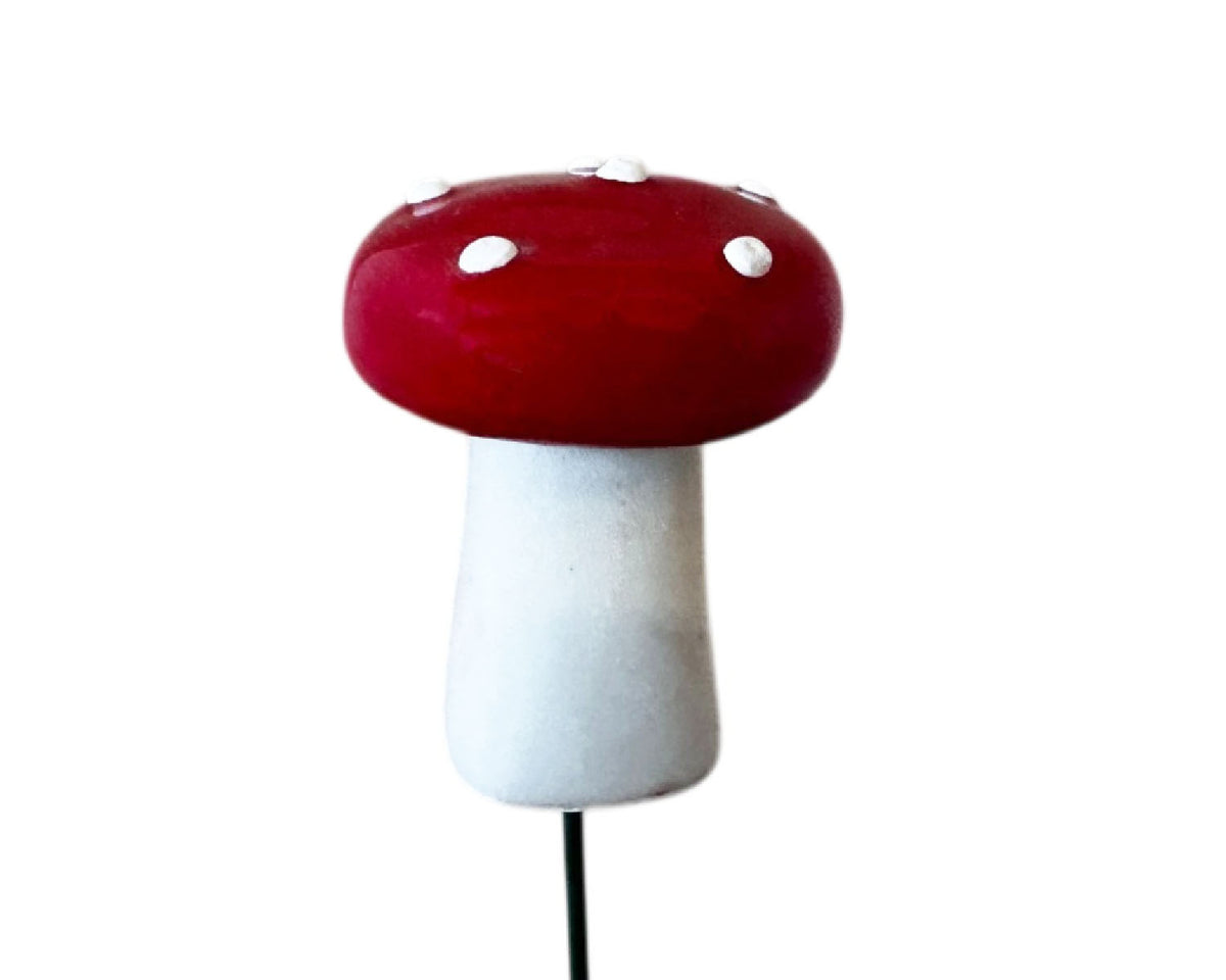 Ceramic Mushrooms, Ladybug, Bumblebee