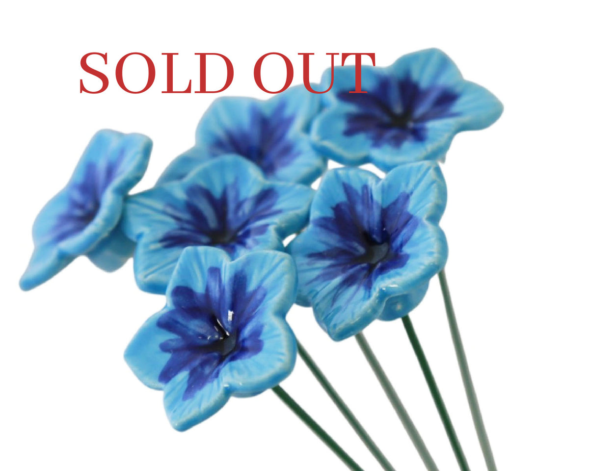 Medium "Olivia" Ceramic Flower