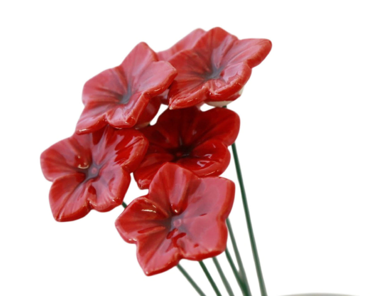 Medium "Olivia" Ceramic Flower