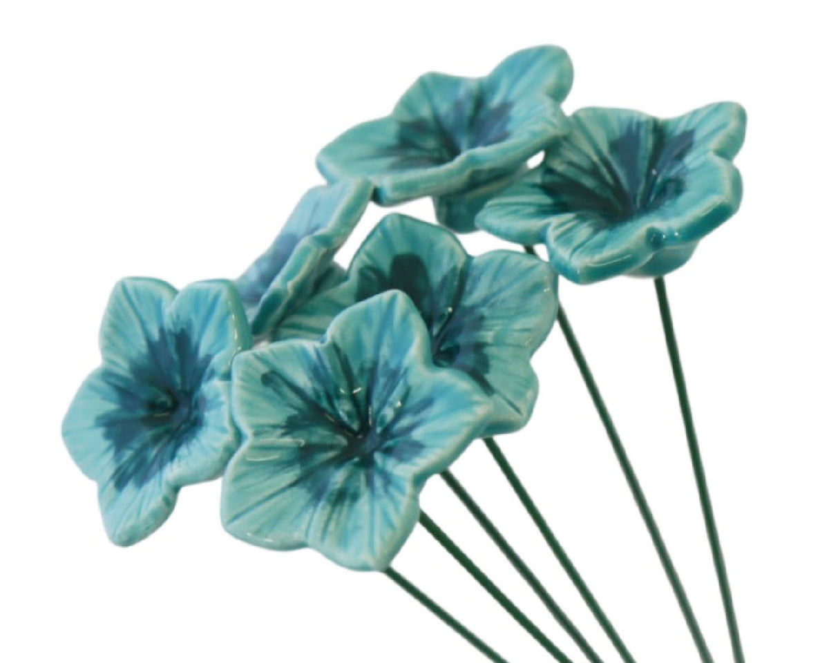 Medium "Olivia" Ceramic Flower