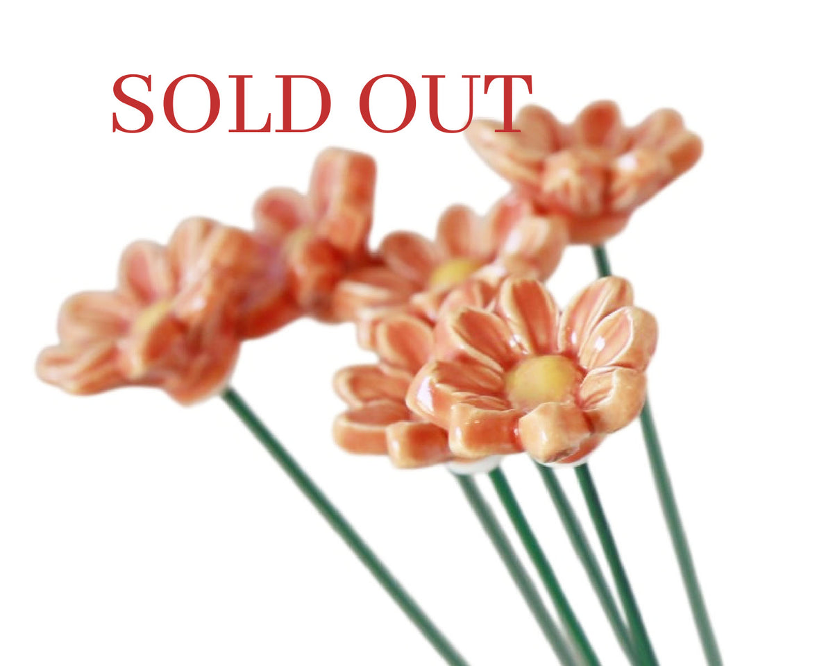 Small "Sophia" Ceramic Flower