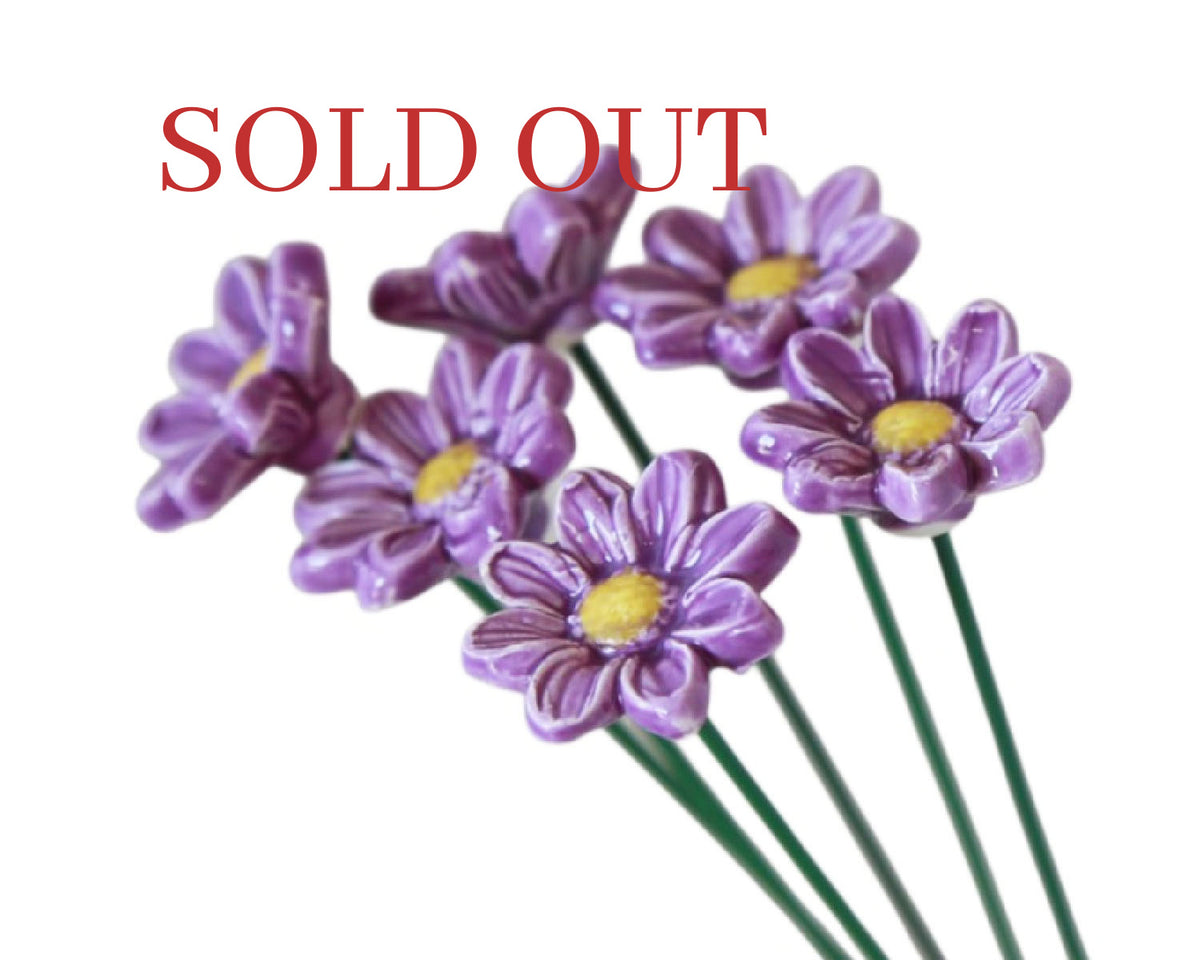 Small "Sophia" Ceramic Flower