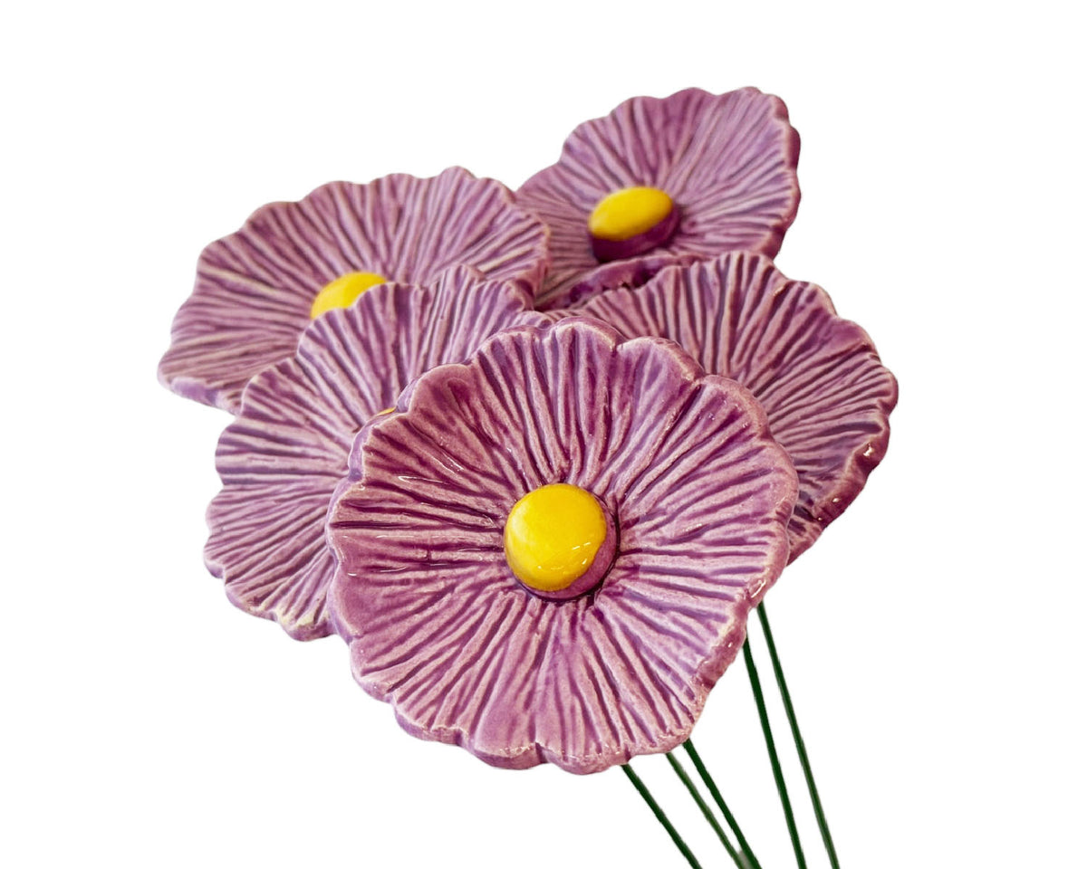 Medium "Stella" Ceramic Flower