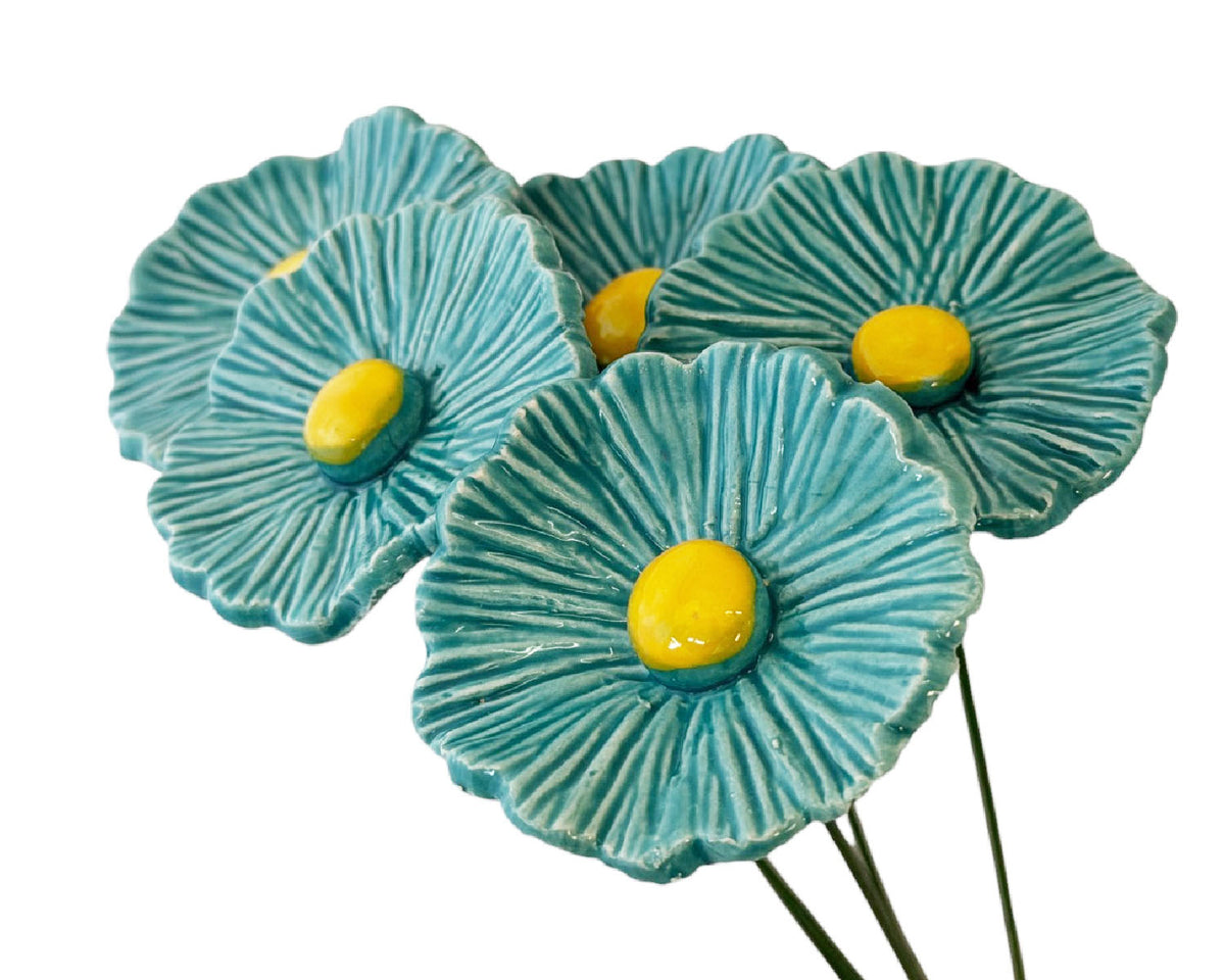Medium "Stella" Ceramic Flower