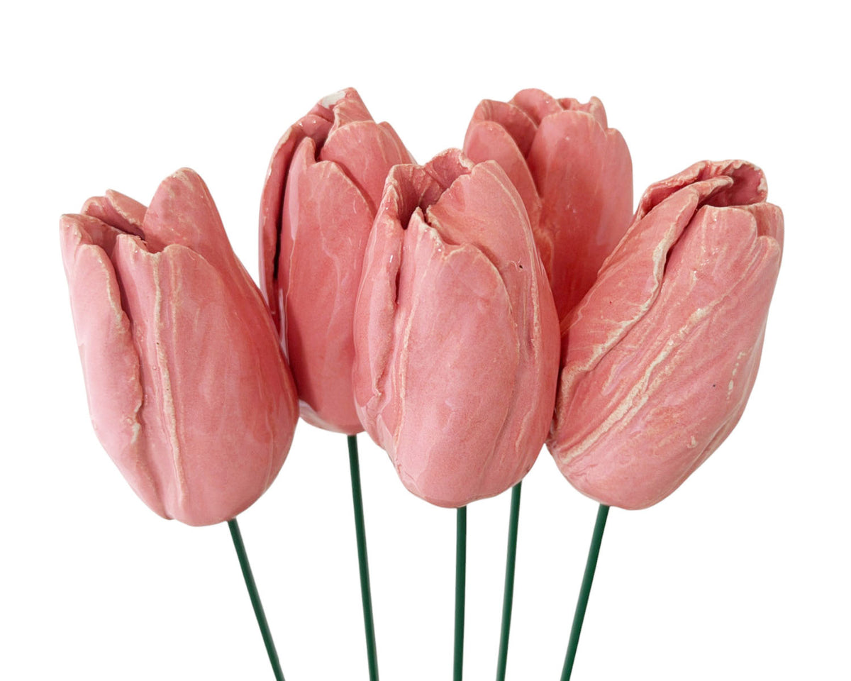 Large Tulip Ceramic Flower