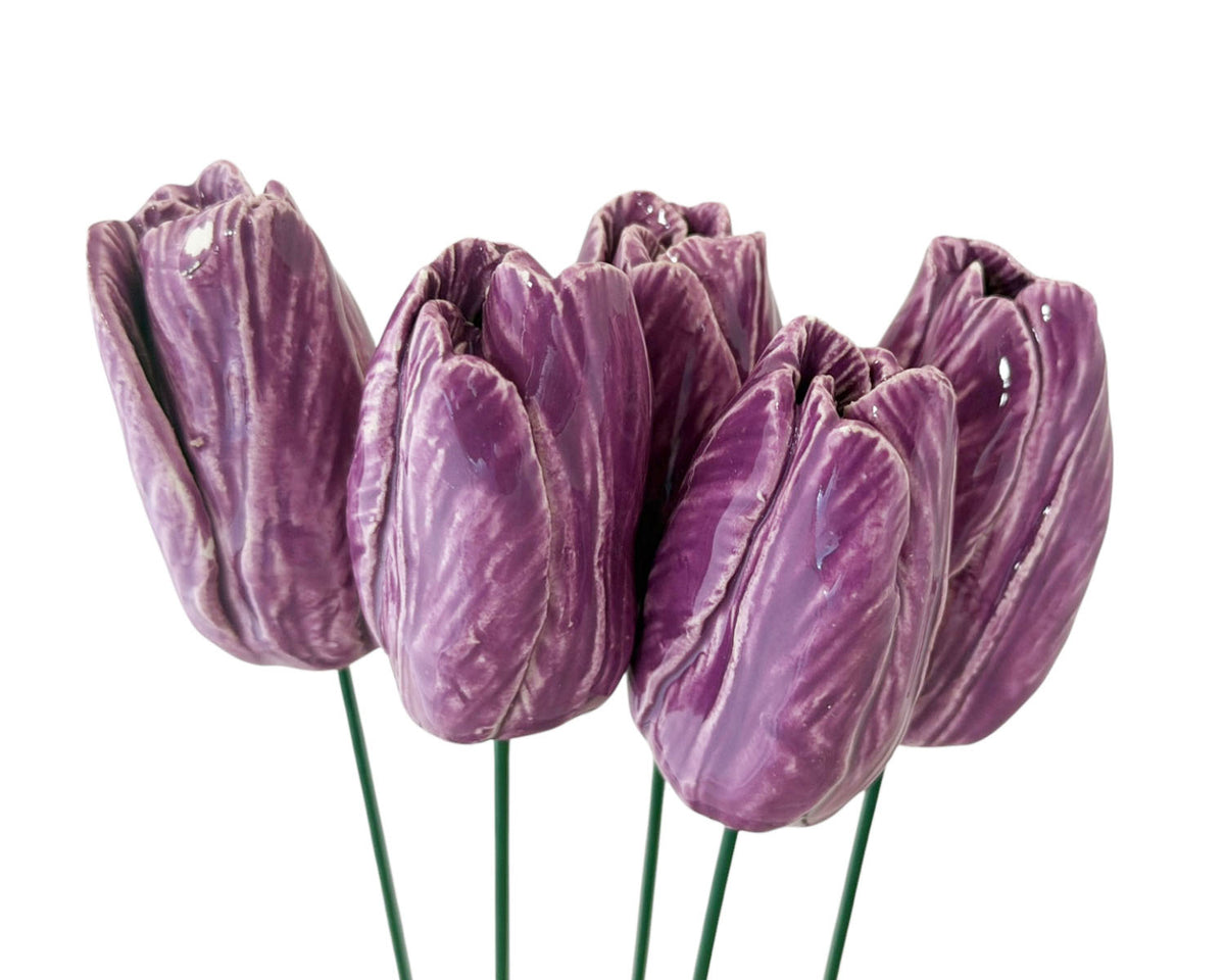 Large Tulip Ceramic Flower
