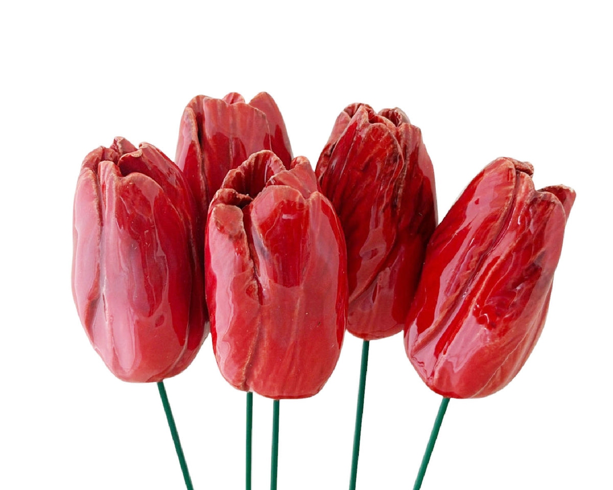 Large Tulip Ceramic Flower