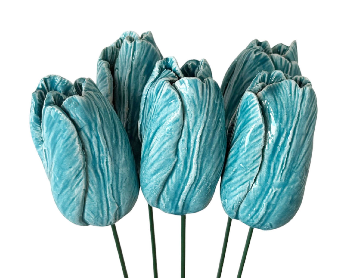 Large Tulip Ceramic Flower