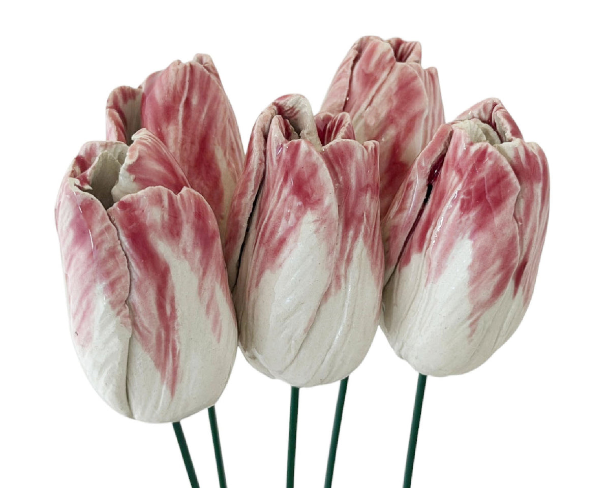 Large Tulip Ceramic Flower