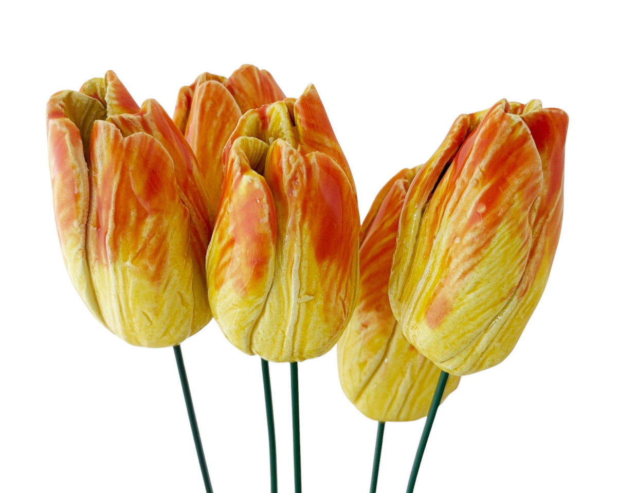 Large Tulip Ceramic Flower