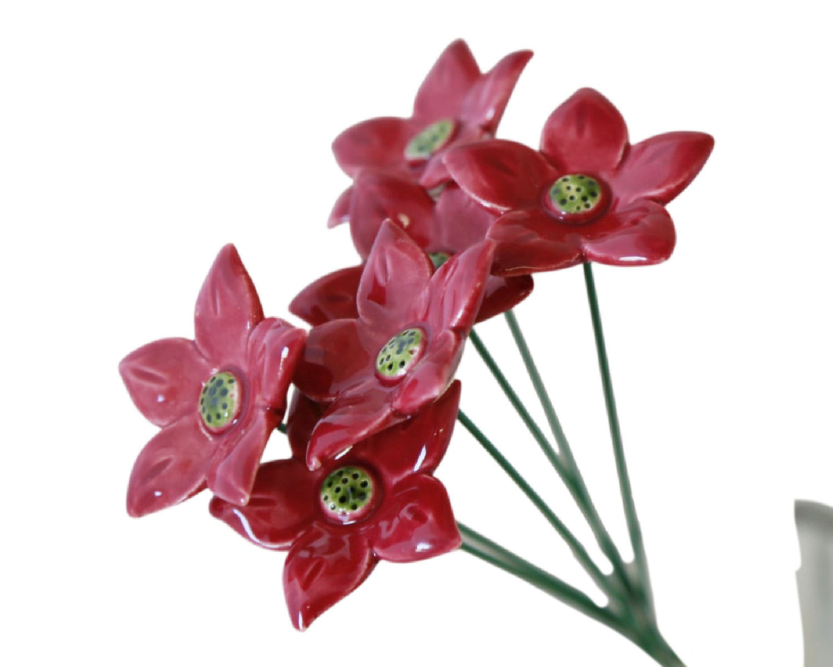 Medium "Elise" Ceramic Flower