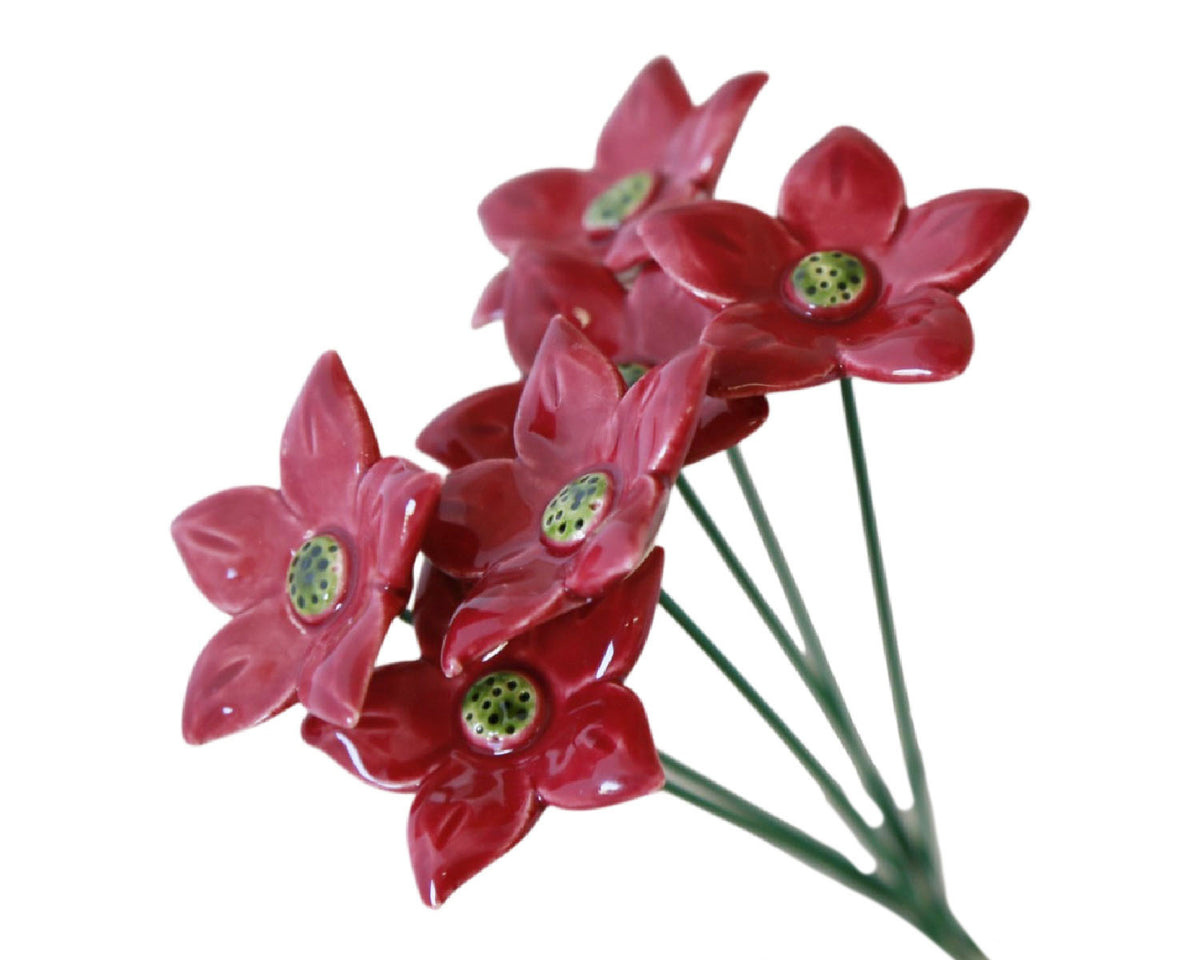 Medium "Elise" Ceramic Flower