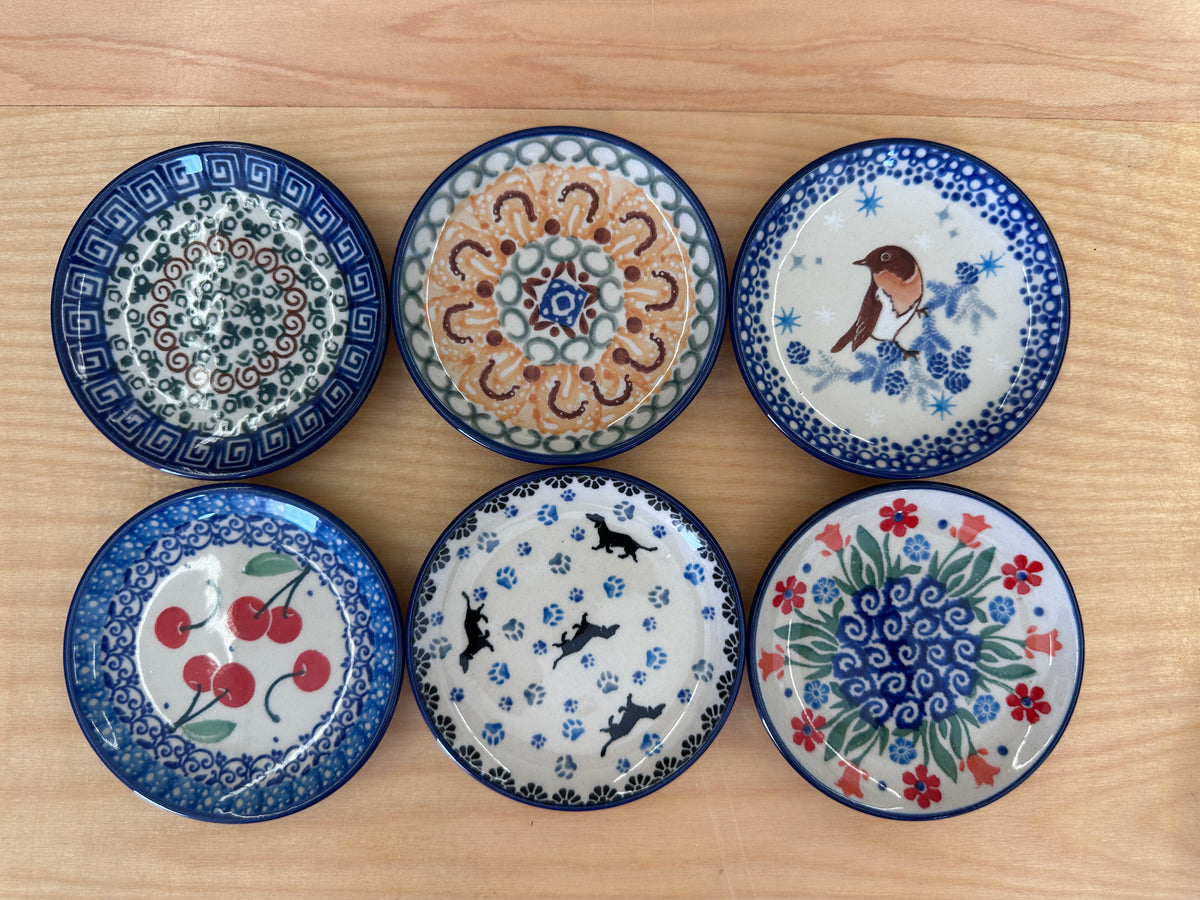 CLEARANCE Mini Plate Set of 6