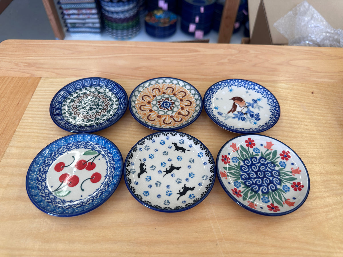 CLEARANCE Mini Plate Set of 6